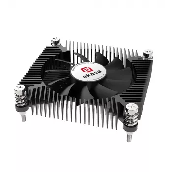 Akasa KS7 Intel LGA 1200/115X Low Profile Ψύκτρα CPU 16mm Ύψος Βίδες και Backplate
