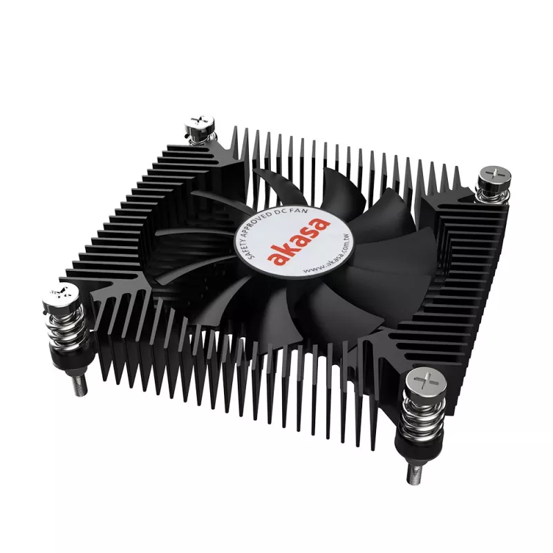 Akasa KS7 Intel LGA 1200/115X Low Profile Ψύκτρα CPU 16mm Ύψος Βίδες και Backplate