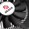 Akasa KS7 Intel LGA 1200/115X Low Profile Ψύκτρα CPU 16mm Ύψος Βίδες και Backplate