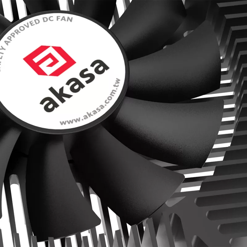 Akasa KS7 Intel LGA 1200/115X Low Profile Ψύκτρα CPU 16mm Ύψος Βίδες και Backplate