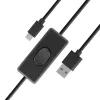 Akasa AK-CBUB58-15BK Καλώδιο USB 2.0 - USB-A σε Micro-USB-B - 1,5 m - Μαύρο