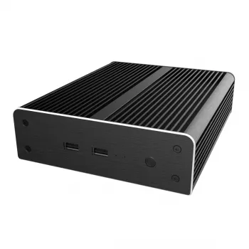 Akasa Newton NE Θήκη Mini-ITX - Μαύρο - Αλουμίνιο - Χωρίς ανεμιστήρα - 2,5 ίντσες HDD/SSD - 150,6 mm