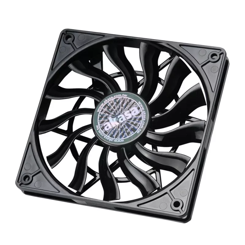 Akasa SlimFan 12015 EBR/PWM Συσκευασία 2 τεμ. - 30 dB - 600 U/min
