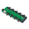 Akasa FLEXA FP10H PWM Fan Header Expander 1 σε 10 με καλώδιο 30cm