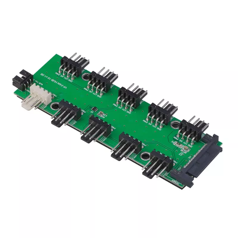 Akasa FLEXA FP10H PWM Fan Header Expander 1 σε 10 με καλώδιο 30cm