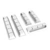 Akasa Cable Cord Holder 3x3-port + 2x5-port λευκό