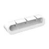 Akasa Cable Cord Holder 3x3-port + 2x5-port λευκό
