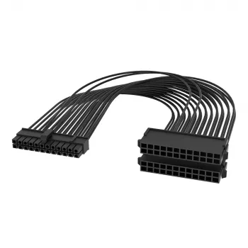 Akasa 2 Sets 20+4 Male to Dual Female PSU Cable - καλώδιο