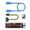 Akasa 6 Σετ PCIe Riser Adapter Card for GPU Mining X16 to X1