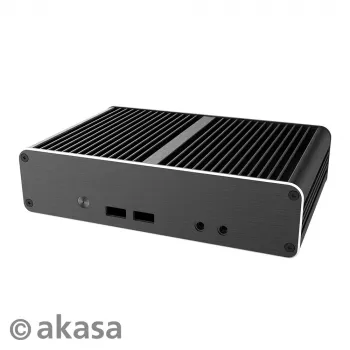 Akasa Newton CAC Θήκη χωρίς ανεμιστήρα για Intel NUC 11ης γενιάς Atlas Canyon (Μαύρο)