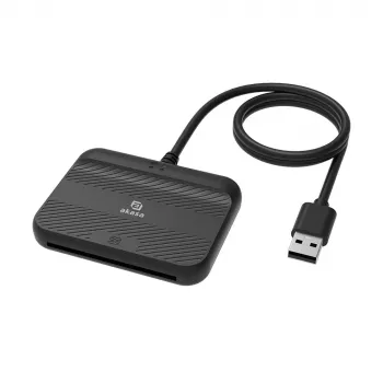 Akasa Εξωτερικός ηλεκτρονικός αναγνώστης ID και SmartCard I2C κάρτας μνήμης SLE4418 SLE4428