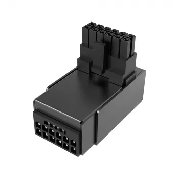 Akasa G-Nexus P16 Plus 90 μοιρών 12V-2x6 Μεταλλικό Κέλυφος Προσαρμογέας Τροφοδοσίας GPU - Μαύρο