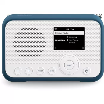 Sangean WFR-39 White - Ink Blue Φορητό Ραδιόφωνο Internet