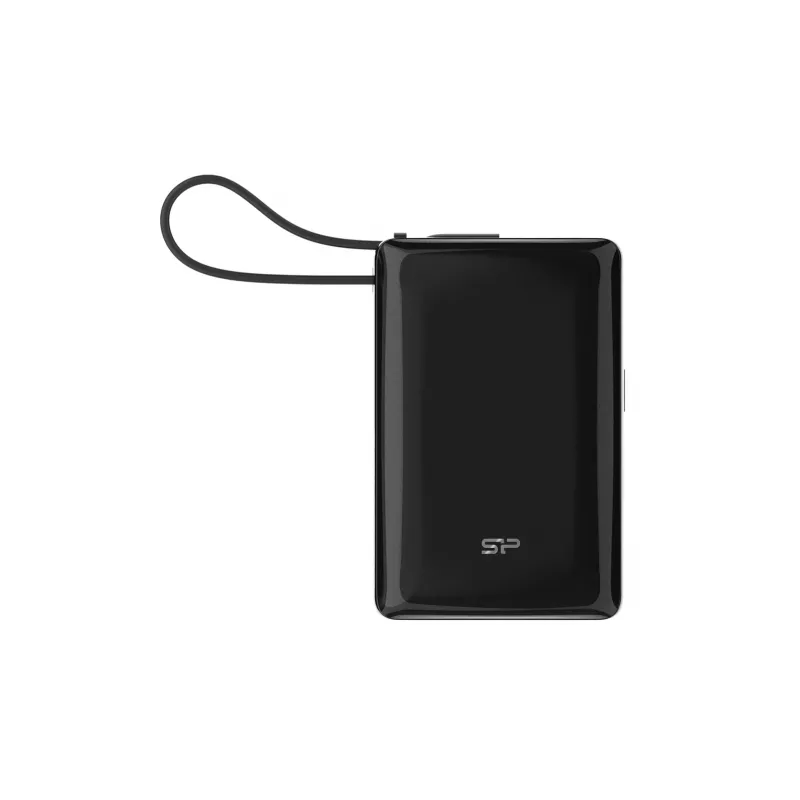 Silicon Power CP10 10000mAh PD USB-A 2xUSB-C Powerbank, Μαύρο