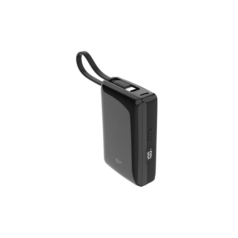 Silicon Power CP10 10000mAh PD USB-A 2xUSB-C Powerbank, Μαύρο