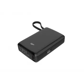 Silicon Power CP10 10000mAh PD USB-A 2xUSB-C Powerbank, Μαύρο