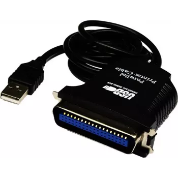 Exsys EX-1300-2 Καλώδιο Adapter USB σε Παράλληλο - 1m - Μαύρο