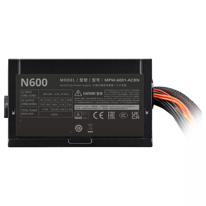 Cooler Master Elite NEX 230V 600 W Τροφοδοτικό