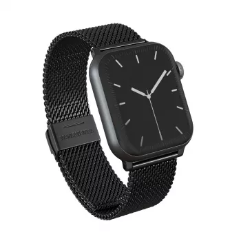 BURGA Metal Mesh Elegance Λουράκι για Apple Watch 42/44 mm (Μαύρο)