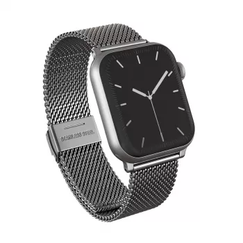 BURGA Metal Mesh Elegance για Apple Watch 42/44 mm (Ασημί)