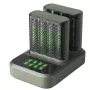 GP Battery M452 Σταθμός Φόρτισης Στρογγυλών Στοιχείων NiMH Micro AAA Mignon AA (GPRCKCHM452D457)