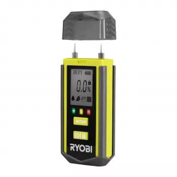 RYOBI υγρόμετρο - μετρητής υγρασίας με βελόνα για ξύλο και οικοδομικά υλικά
