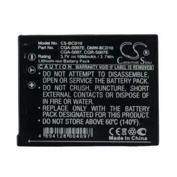 CAMERON SINO μπαταρία CGA-S007 DMW-BCD10 για Panasonic / CS-BCD10