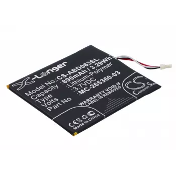 Cameron Sino Μπαταρία για Amazon Kindle 7./8. Γενιά (MC-265360-03, 58-000083, 58-000151) - 1500mAh
