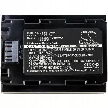 CAMERON SINO NP-FZ100 / NP-FZ100 / BC-QZ1 Ανταλλακτική Μπαταρία για Sony