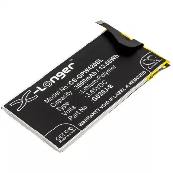 CAMERON SINO Μπαταρία Τύπου G020J-B για Google Pixel 4 XL 4XL G020P 3600mAh / CS-GPW420SL