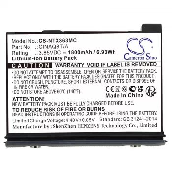 CAMERON SINO Μπαταρία Τύπου CINAQBT/A για Insta360 X3 / One X3 - CS-NTX363MC