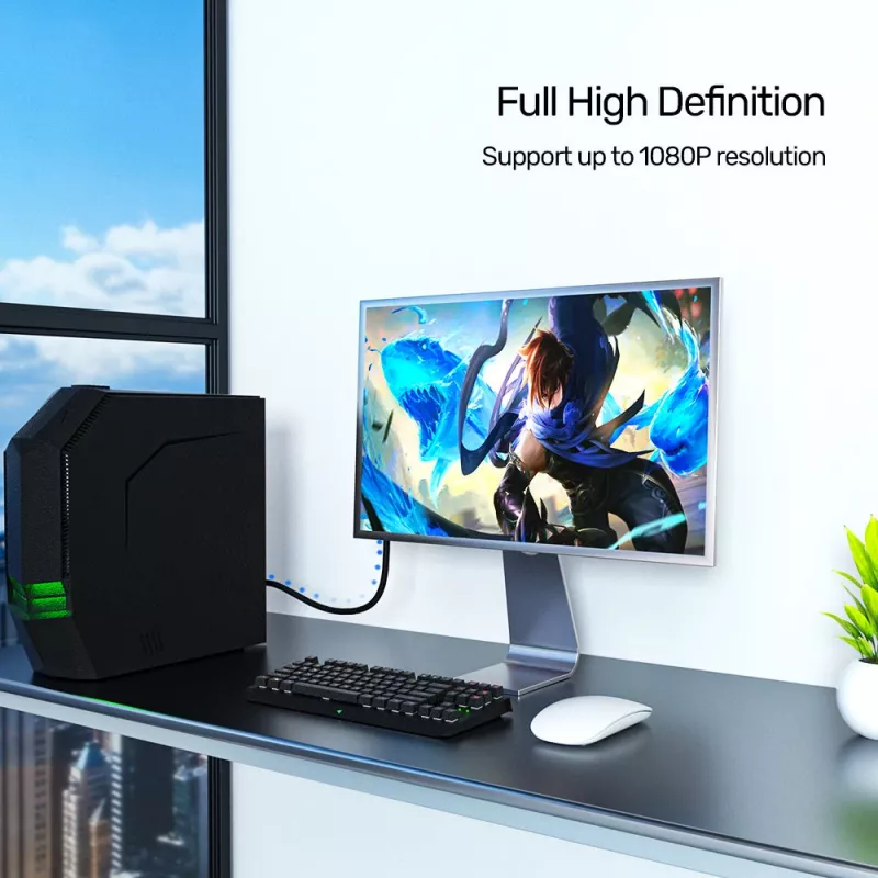 UNITEK Premium VGA HD15 M/M καλώδιο 20m (Y-C508G)