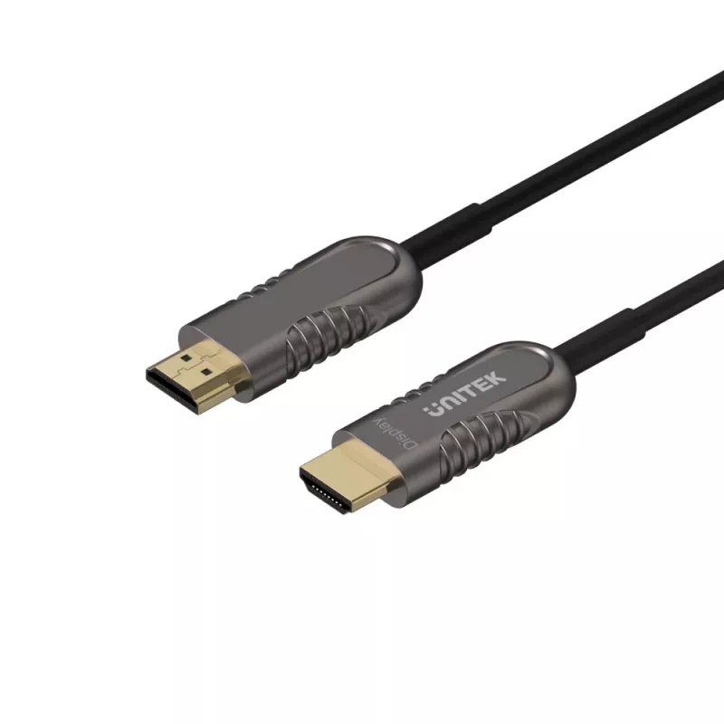 UNITEK Premium HDMI 60m Active Optical Cable - Μαύρο