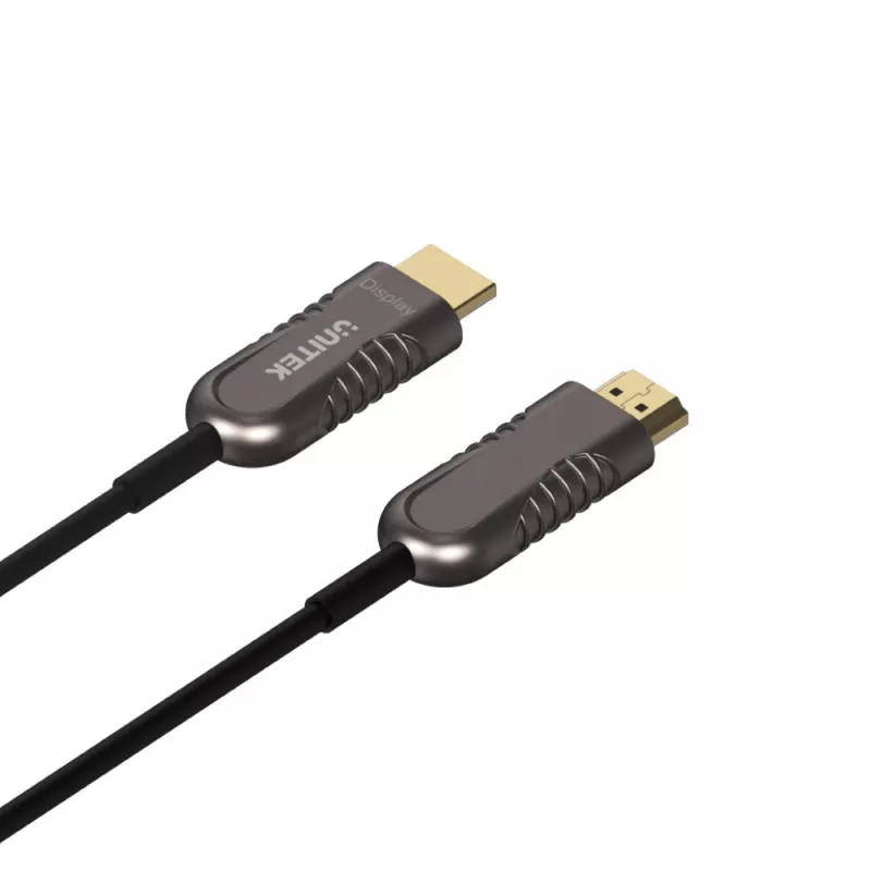 UNITEK Premium HDMI 60m Active Optical Cable - Μαύρο