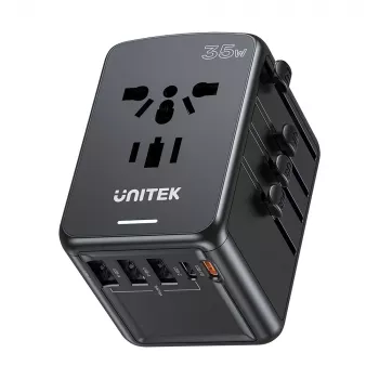 UNITEK Riad EU/US/UK/AUS PD 35W ταξιδιωτικός φορτιστής