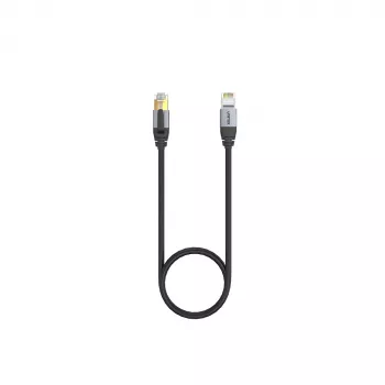 UNITEK Cat.8 S/FTP Ethernet Patch καλώδιο 10m RJ45 40Gbps 2000MHz επιχρυσωμένο μαύρο