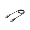 UNITEK Cat.8 S/FTP Ethernet Patch καλώδιο RJ45 15m μαύρο