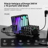 UNITEK 10-Port USB-C & USB-A 240W σταθμός φόρτισης