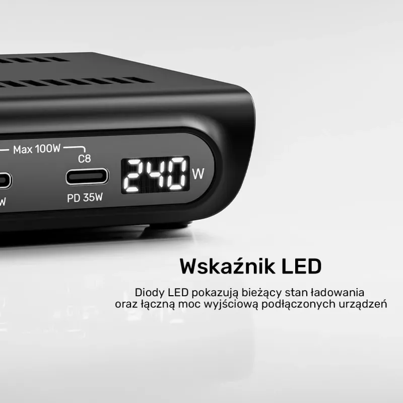 UNITEK 10-Port USB-C & USB-A 240W σταθμός φόρτισης