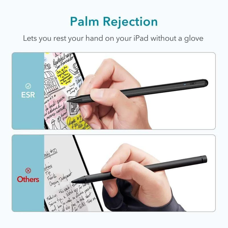 ESR Digital+ Magnetic Stylus πένα για iPad, Μαύρο