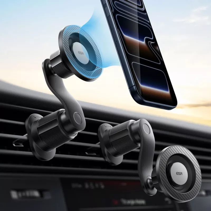 ESR OmniLock Magnetic MagSafe βάση αυτοκινήτου αεραγωγού Μαύρο