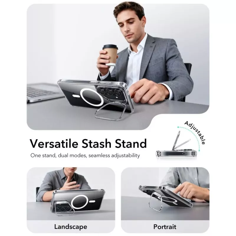 ESR Classic Hybrid Kickstand Magsafe Galaxy S26 Διάφανη