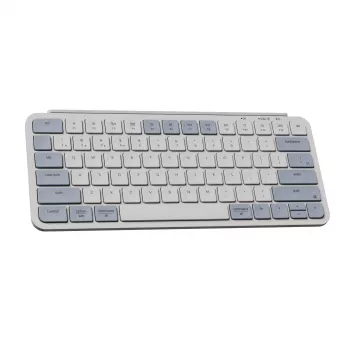 Keychron B1 Pro Ultra-Slim Ασύρματο Μηχανικό Πληκτρολόγιο Λευκό-Μπλε