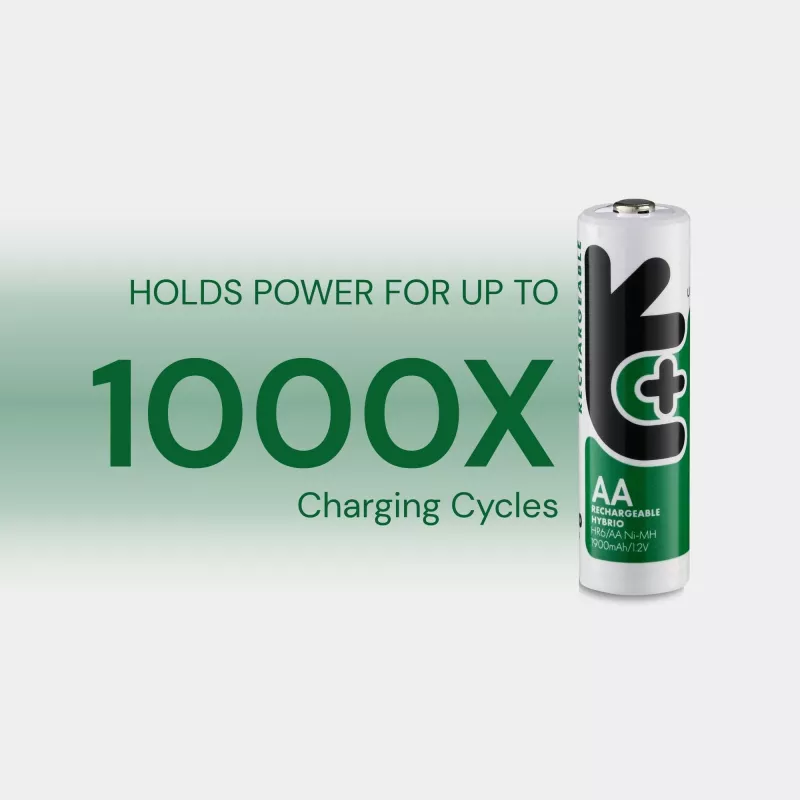 UNIROSS BATTERIES Ni-MH AA / HR06 Επαναφορτιζόμενες Μπαταρίες 2100mAh, 2 τεμ.