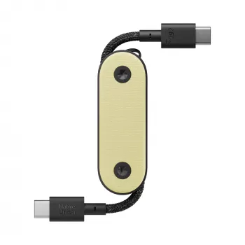 Native Union Pocket Cable USB-C σε USB-C 17 cm Lemon