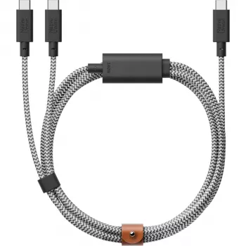 Native Union Belt Cable 140W USB-C σε USB-C 2m Zebra