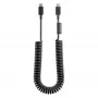 DESIGN POOL LIMITED Native Union Pop Cable USB-C σε USB-C 2,4m 60W μαύρο
