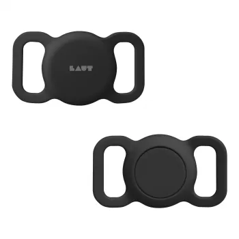 PICOM Laut Pet Tag - Προστατευτική θήκη για AirTag (Μαύρο)