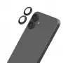 LAUT Ring Προστατευτικό φακού κάμερας για Apple iPhone 16 / 16 Plus - Μαύρο