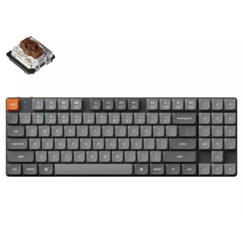 Keychron K13M-H3 80% Brown Switch RGB Hot-Swap Μηχανικό Πληκτρολόγιο